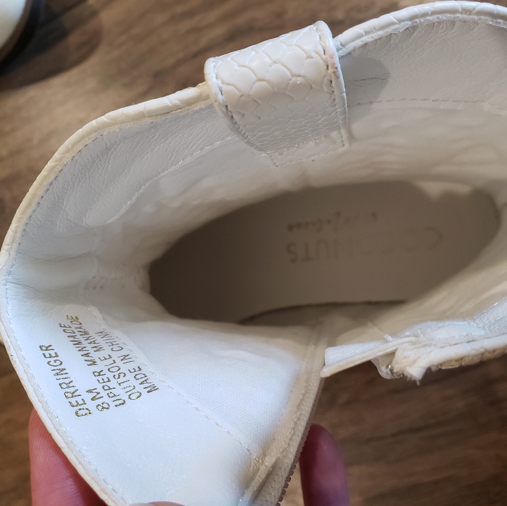 NWOT Coconuts by Matisse White Pistol Cowboy Boots Size 8 - Picture 4 of 5